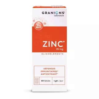 Granions Zinc 15mg - 2 x 60 gélules