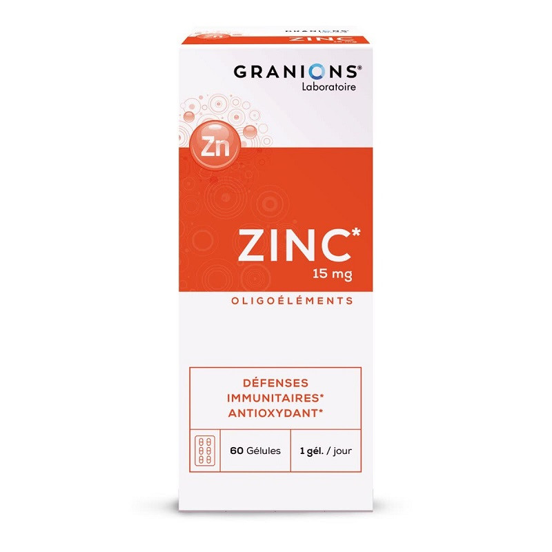 Granions Zinc 15mg - Complément Alimentaire Pour L'énergie, Neuf