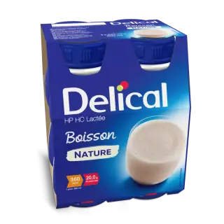 Delical Boisson HP/HC Lactée Nature - 4x200ml