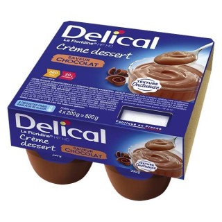 Delical Crème dessert HP/HC La Floridine Chocolat - 4x200g