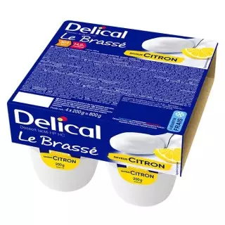 Delical Dessert Lacté HP/HC Le Brassé Citron - 4x200g