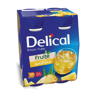 Delical Boisson fruitée Ananas - 4x200ml