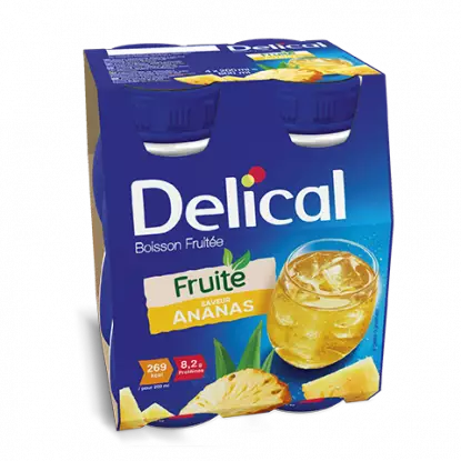 Delical Boisson fruitée Ananas - 4x200ml