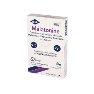 Ibsa Pharma Mélatonine FilmTec - 30 films orodispersibles