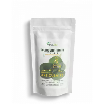 Valebio Collagène marin Type 1-2-3 confort et souplesse articulaire - 180g