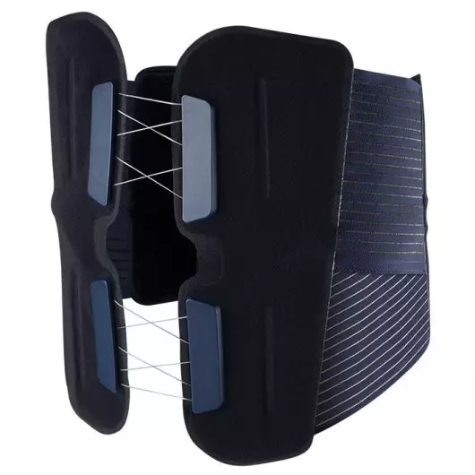 Thuasne LombaStab High Ceinture dorso-lombaire - Hauteur 40cm - Taille 3 - Noir/Bleu