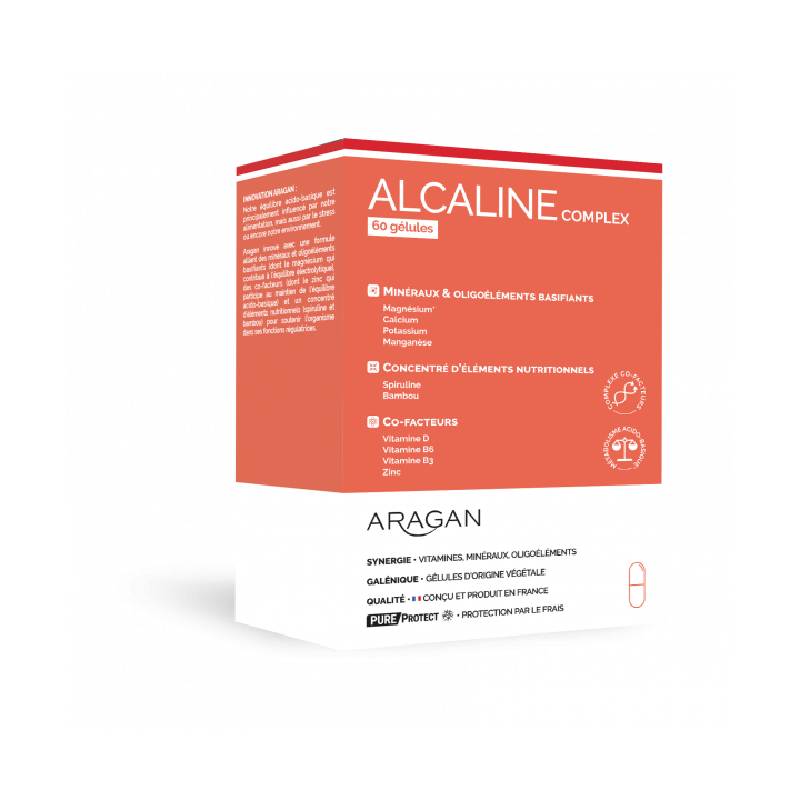 Alcaline Complex des Laboratoires Aragan - Vitalité - 60 gélules