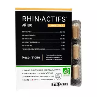 Synactifs RespiGreen respiratoire Bio - 10 gélules