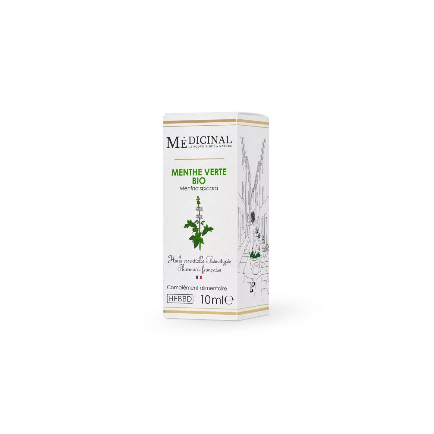 Huile essentielle Menthe Verte Bio Médiprix - 10ml