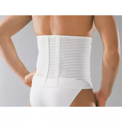 Thuasne DynaBelt Ceinture maintien abdominal - Hauteur 26cm - Taille 1 - Blanc