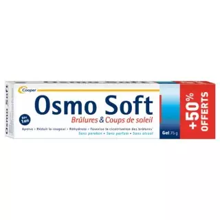 Cooper OsmoSoft Brûlures & coups de soleil - 75g dont 25g Offert