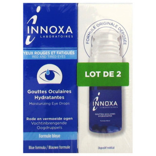 Innoxa Gouttes oculaires hydratantes yeux rouges et fatigués - 2 x 10ml
