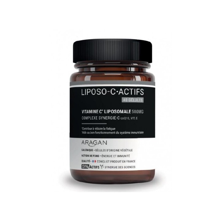 Synactifs Liposo C Actifs Vitamine C Liposomale 500mg - 40 gélules