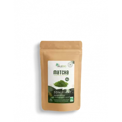 Valebio Poudre de thé vert matcha Bio - 70g