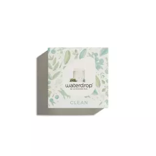 Waterdrop Microdrink CLEAN - Saveur plantes, baies de genièvre et ortie - 12 capsules à dissoudre