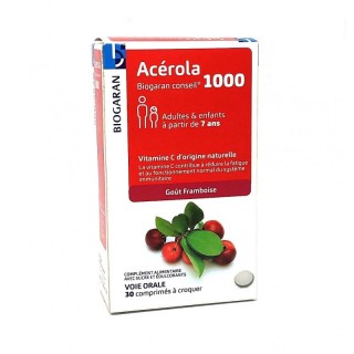 Biogaran Acérola 1000 - 30 comprimés