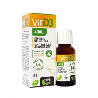 Santé Verte Vitamine D3 400UI - 15ml
