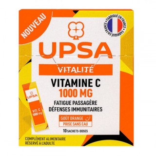 UPSA Vitamine C 1000mg arôme orange - 10 sachets