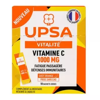 UPSA Vitamine C 1000mg arôme orange - 10 sachets