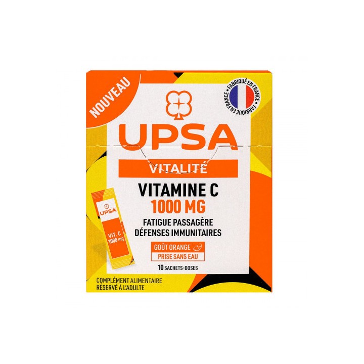 UPSA Vitamine C 1000mg arôme orange - 10 sachets