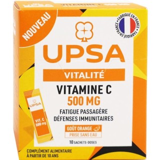 UPSA Vitamine C 500mg arôme orange - 10 sachets