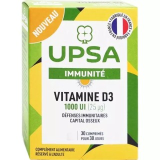 UPSA Vitamine D3 1000UI - 30 comprimés