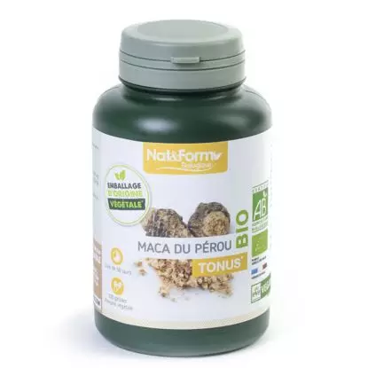 Nat & form Maca du pérou bio 200 gélules 