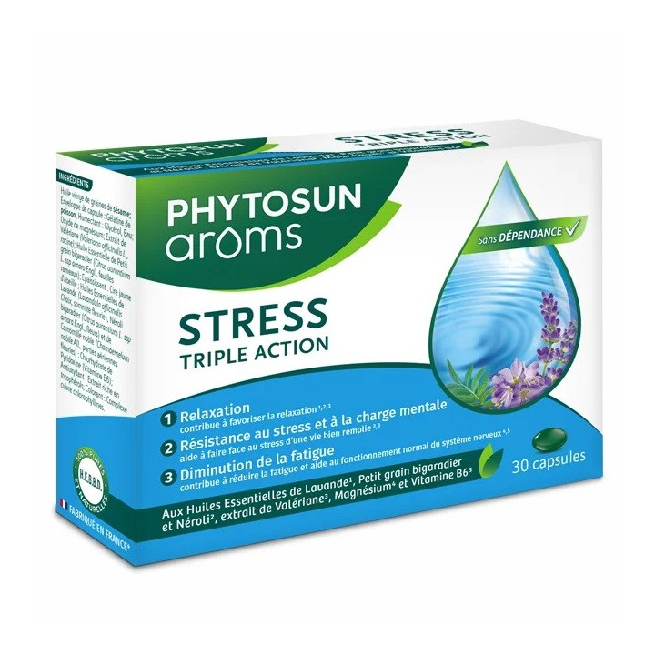 Phytosun Arôms Stress Triple Action - 30 capsules