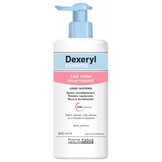 Pierre Fabre Dexeryl Essentiel Lait riche nourrissant - 500ml