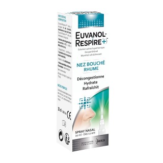 Euvanol Respire+ spray nasal - 20ml
