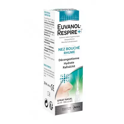 Euvanol Respire+ spray nasal - 20ml