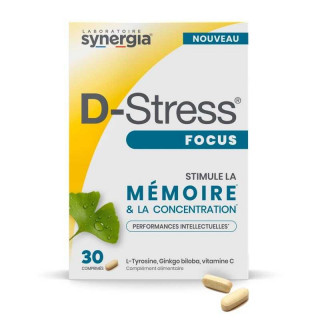 Synergia D-Stress Focus - 30 comprimés