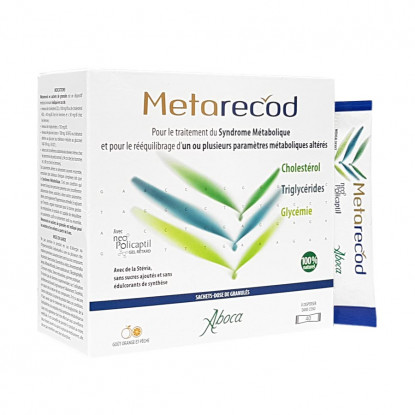 Metarecod Aboca - Cholestérolémie et glycémie - 40 sachets