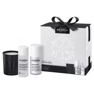 Filorga Optim-Eyes Coffret rituel éclat du regard - 2 soins + 1 bougie