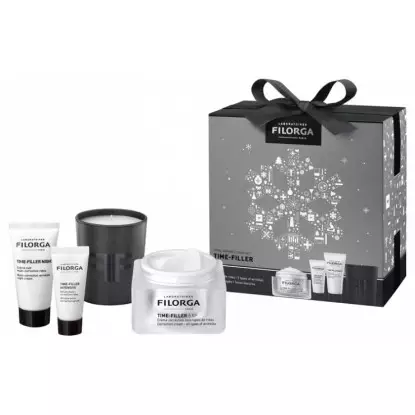 Filorga Time-Filler Coffret rituel multi-correcteur rides - 3 soins + 1 bougie