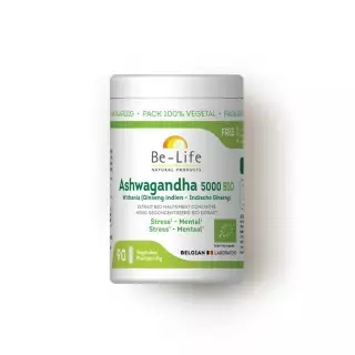 Be-Life Ashwagandha 5000 Bio - 90 gélules