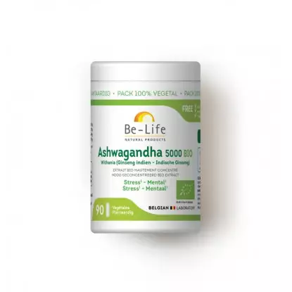 Be-Life Ashwagandha 5000 Bio - 90 gélules