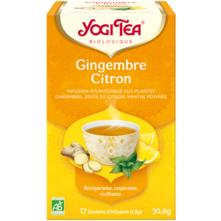 Yogi Tea Infusion Gingembre Citron - 17 sachets