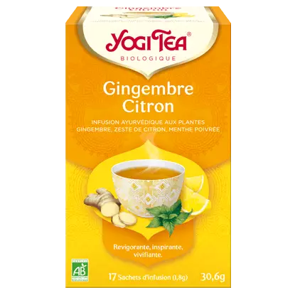 Yogi Tea Infusion Gingembre Citron - 17 sachets