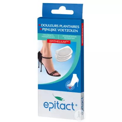 Epitact Douleurs plantaires Coussinets transparents - 1 paire