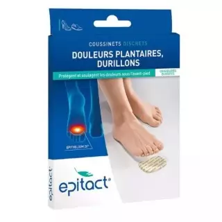Epitact Coussinets discrets douleurs plantaires & durillons - 1 paire