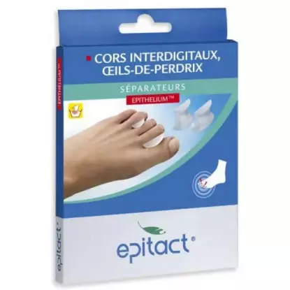 Epitact Séparateurs cors interdigitaux œils-de-perdrix - Taille S - 4 unités