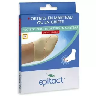 Epitact Protège pointes orteils en marteau ou en griffe, cors dorsaux - Taille L - 2 unités