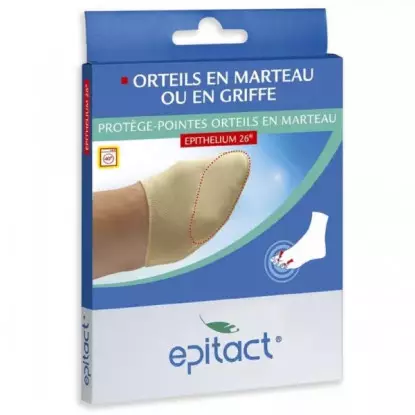 Epitact Protège pointes orteils en marteau ou en griffe, cors dorsaux - Taille L - 2 unités