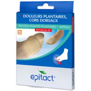 Epitact Protège pointes plantaires et orteils - Taille S - 2 unités