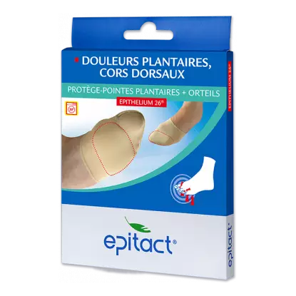 Epitact Protège pointes plantaires et orteils - Taille L - 2 unités