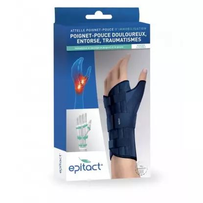 Epitact Attelle poignet-pouce gauche d'immobilisation - Taille M