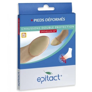 Epitact Chaussons double protection Epithelium 26 - Taille S - 1 paire