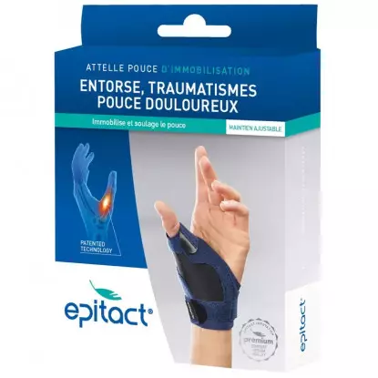 Epitact Attelle pouce droit d'immobilisation - Taille S