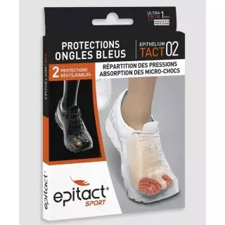 Epitact Sport Protections ongles bleus EpitheliumTact 02 - Taille XL -  Lot de 2